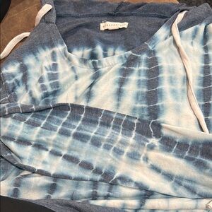 Aeropostale Blue Tie-Dye Hoodie